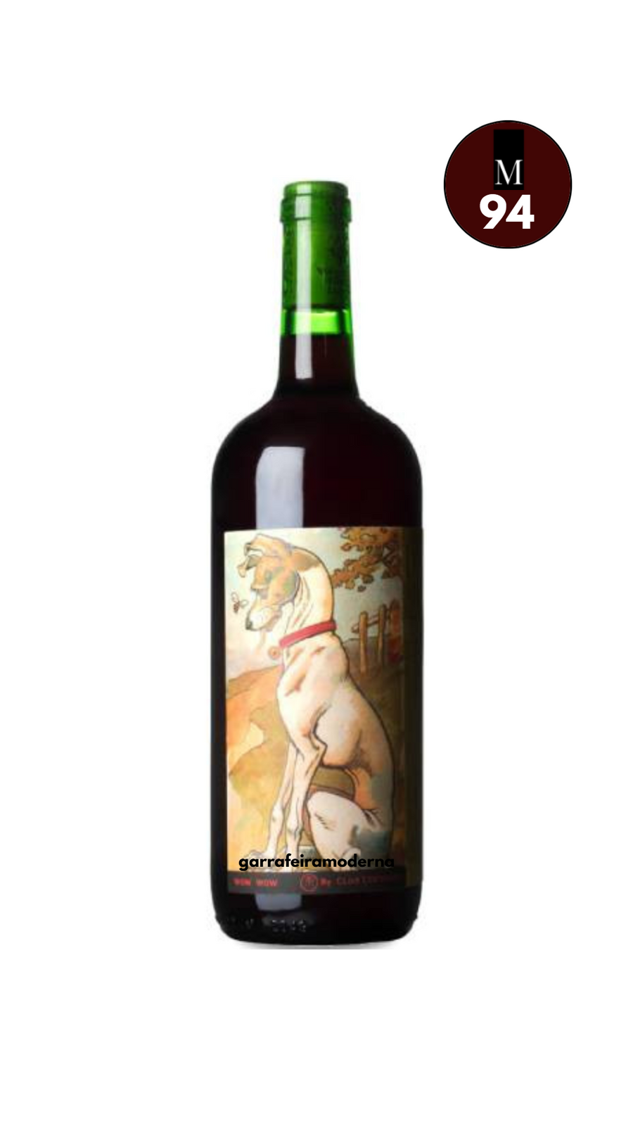 Vinho Natural Clos Lentiscus Wow Wow 1 Litro Tinto